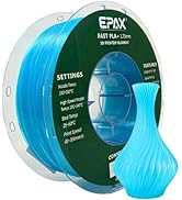 EPAX High Speed PLA+ 3D Printer Filament, Fast PLA 3D Printing Filament, 1.75mm, Dimensional Accu...