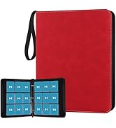 GERMUN 720 Card Binder, Premium Trading Card Binder, 9 Pocket Double Sided Pocket PU Card Collect...