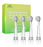 Dada-Tech Kids Electric Toothbrush Replacement Heads for DT-BB1, DT-K6, SG-513, SG-977- Pack of 4...
