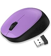 LeadsaiL Wireless Mouse for Laptop 2.4G Silent Cordless USB Mouse Slim Wireless Optical Computer ...