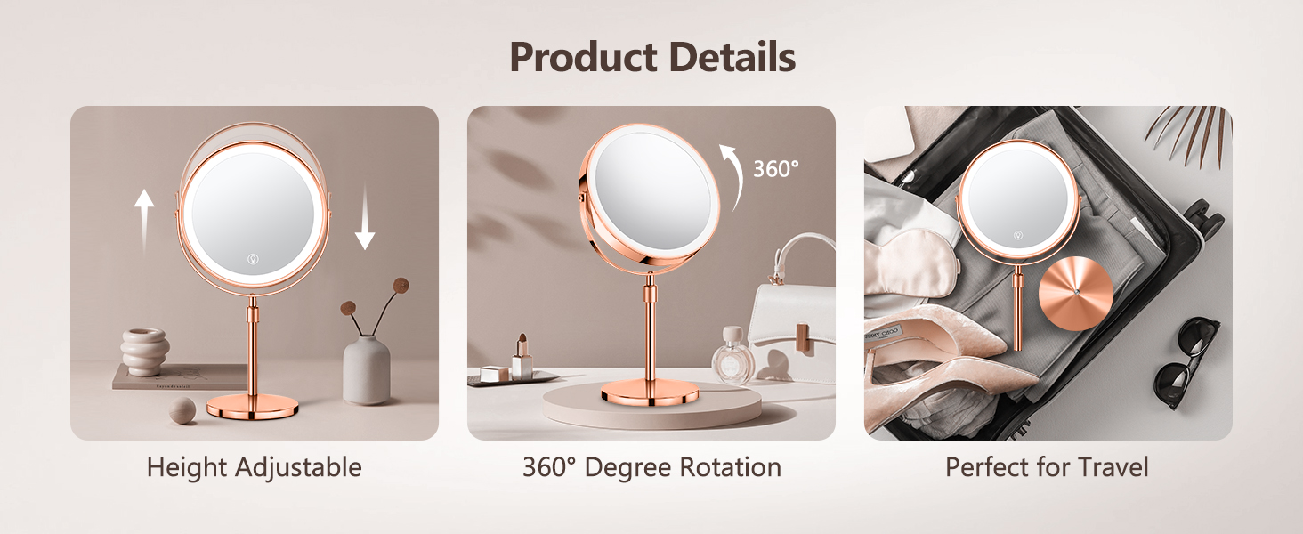 Lighted Makeup Mirror