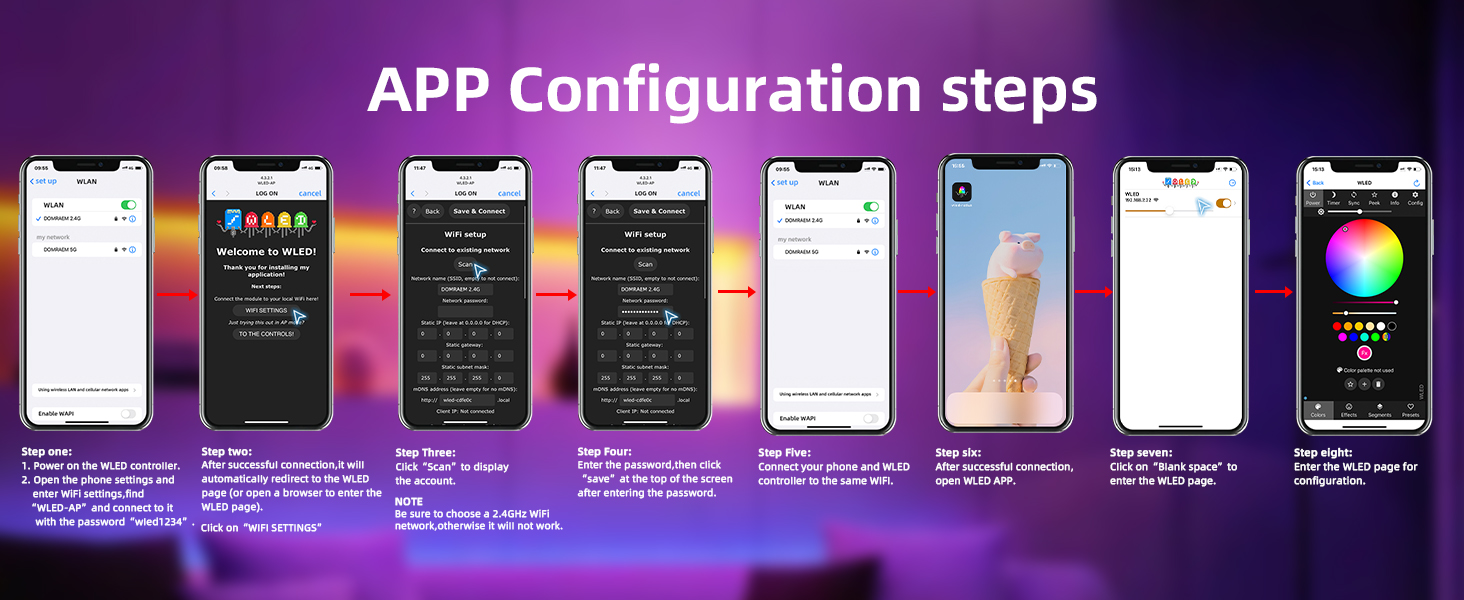 WLED Digital Light Strip Controller