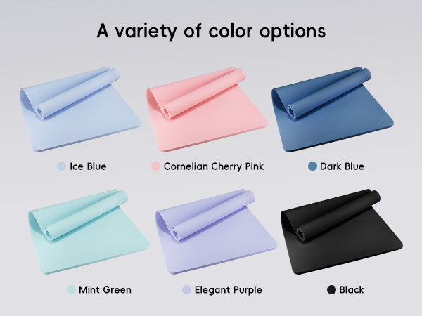 A variety of color options