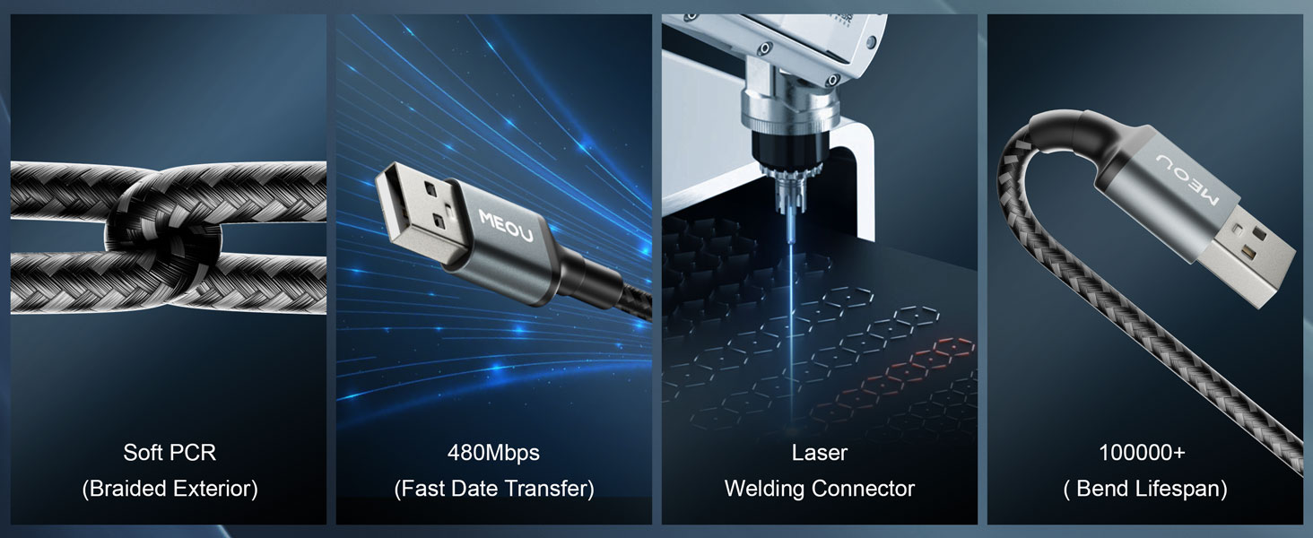 usb a to usb c cable right angle