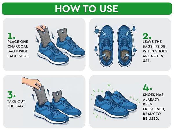How to use charcoal bags
