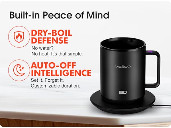 heated coffee mug