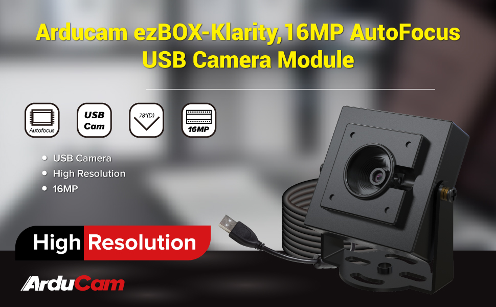 16MP AutoFocus USB2.0 UVC Camera