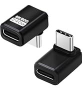 Duttek USB C 90 Degree Adapter [240W 80Gbps 8K@60Hz], 90 Degree USB C Adapter Compatible with Thu...