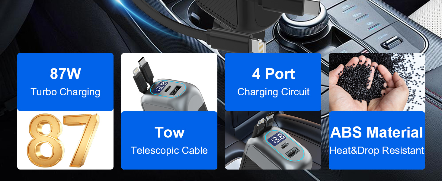 car charger usb c fast charge