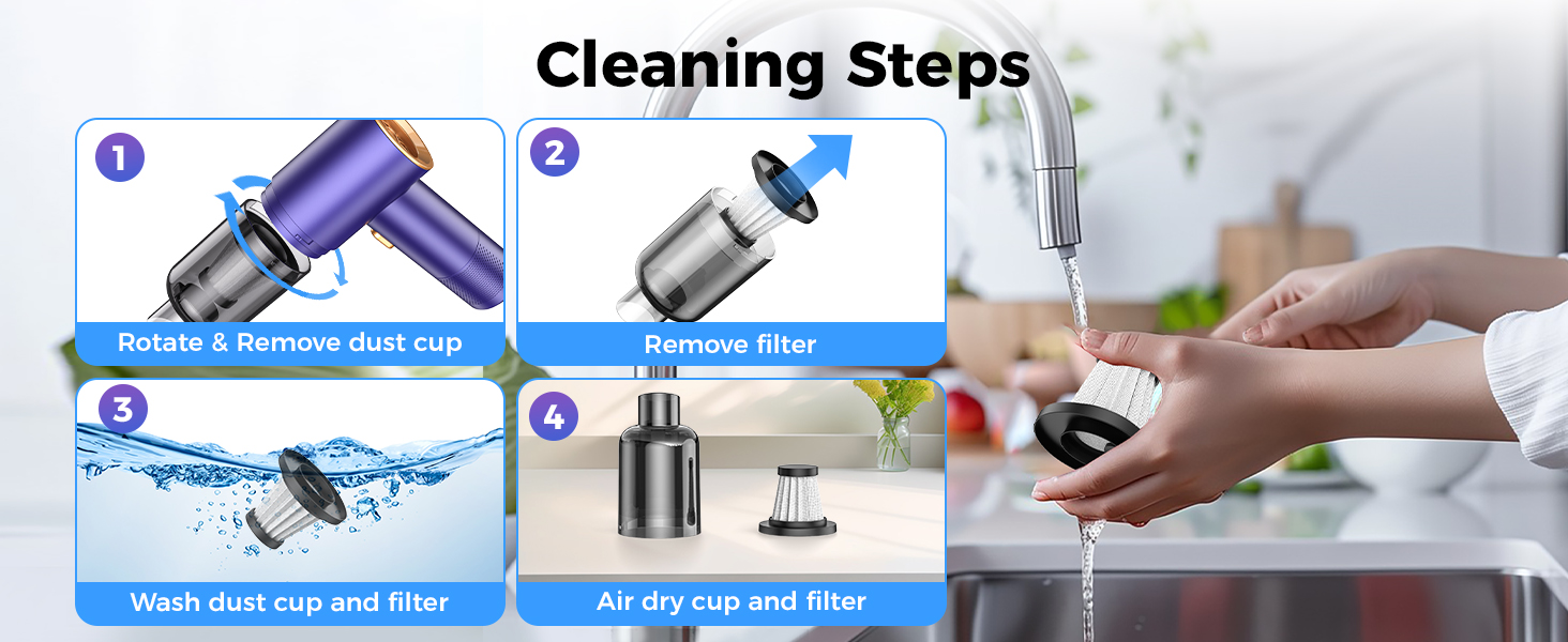 cordless handheld vacuum cleaner