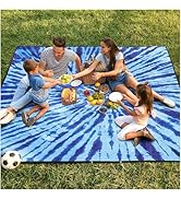 Genovega Waterproof Sandproof Beach Blanket Picnic Outdoor Mat Extra Large Foldable Sand Free Big...