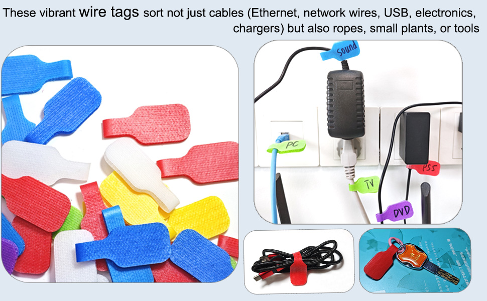 cord labels for electronics