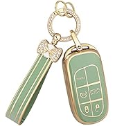 PIFOOG Key Fob Cover for Jeep Cherokee Grand Cherokee Compass Renegage Accessories Car Keys Case ...