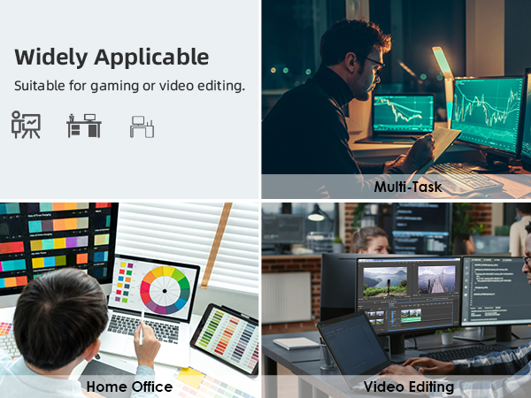 3 monitor docking station