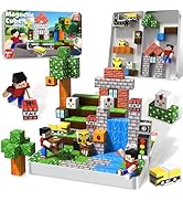 Magnetic Blocks with Magnet Box - 45PCS Magnet Blocks Travel Toys, Magnetic Building Cubes with P...