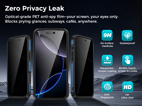 iPhone 17 Pro Case with Screen Protector