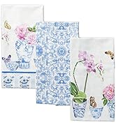 Maison d' Hermine Kitchen Towels Set of 3 100% Cotton 27.50" x 20" Reusable Cloth Tea Dish Towels...