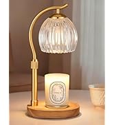 Hong-in Flower Candle Warmer Lamp - with Timer &amp; Dimmer &amp; Adjustable Height, Cozy Home Decor Wax ...