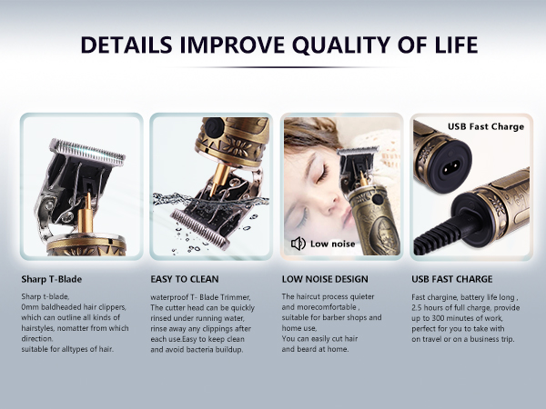 4 key features for vagary small hair trimmer