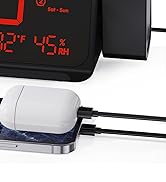 Roxicosly Projection Alarm Clock for Bedroom | Projects Time on Wall Ceiling | Ultra Clear Large ...
