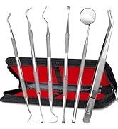 G.CATACC Dental Tools, Dental Pick Teeth Cleaning Tools Hygiene Kit, Plaque Remover for Teeth, Pr...