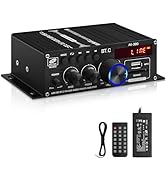 AK-380 USB SD BT.C FM AUX Audio Power Amplifier 400W+400W 2.0 CH HiFi Stereo AMP Speaker Bluetoot...