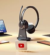 wireless headset with mic for work