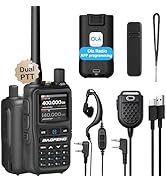BAOFENG UV-5R Mini Radio Ham Radio Long Range Handheld Two Way Radio Dual PTT APP Programming NOA...