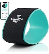 URBNFit Yoga Wheel Designed for Yoga Wheel Pose - for Stretching and Increased Flexibility (Half)