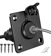 RVSPARK Waterproof Wall Socket Passthrough for Starlink Mini, Aluminum DC 5.5 x 2.1 Female Power ...