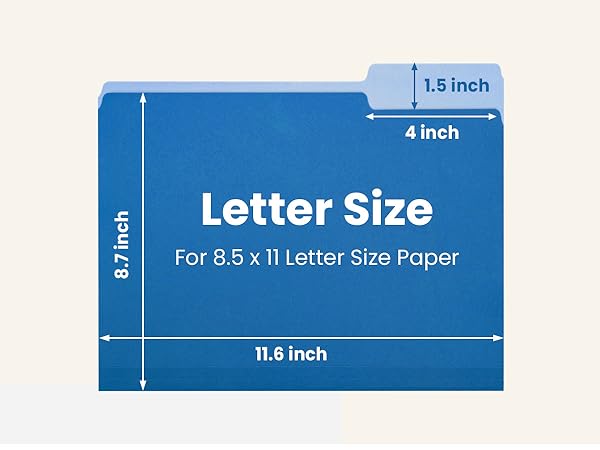 file folders letter size