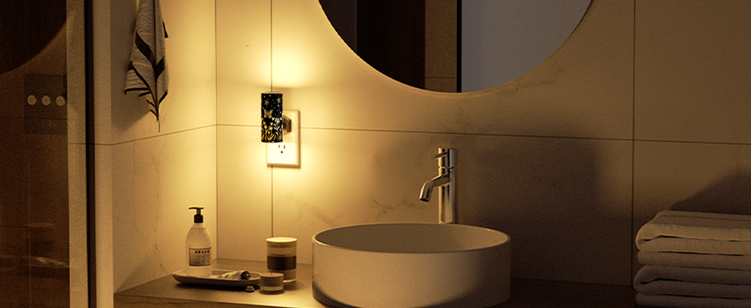 led night light night lights night lights plug into wall plug in night light bathroom hallway