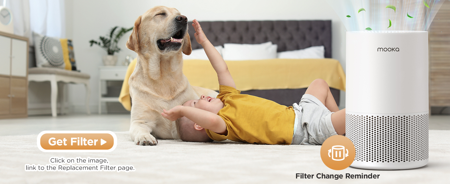 mooka air purifier for large room air purifiers for bedroom ture hepa air purifier 