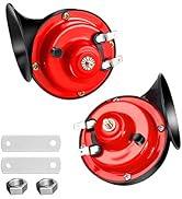 HECENVEI Train Horn for Trucks - 130 DB Super Loud Boat Horn Marine, 12V Waterproof Electric Snai...
