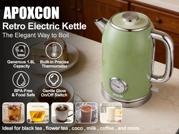 retro electric kettle