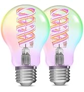 Linkind Matter A19 Smart Light Bulbs, Alexa/Apple/Google Home, 2Pack | Smart Edison Bulb, Voice C...