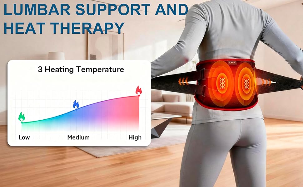 LUMBAR SUPPORT ANDHEAT THERAPY