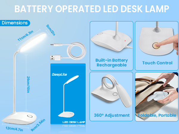 battery powered lamp