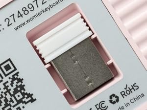 Pink Wireless Mechanical Keyboard 75% with Color Multimedia Screen Gaming Keyboard