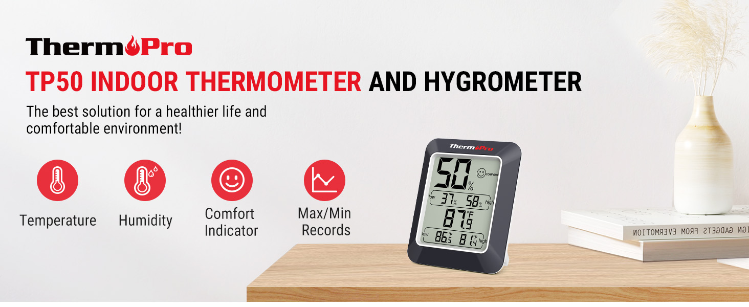 digital room thermometer indoor temperature gauge thermopro thermometer with humidity