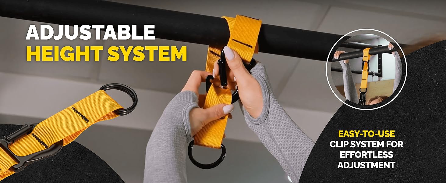 Adjustable Height System for Tribe Lifting Pull Up Assist