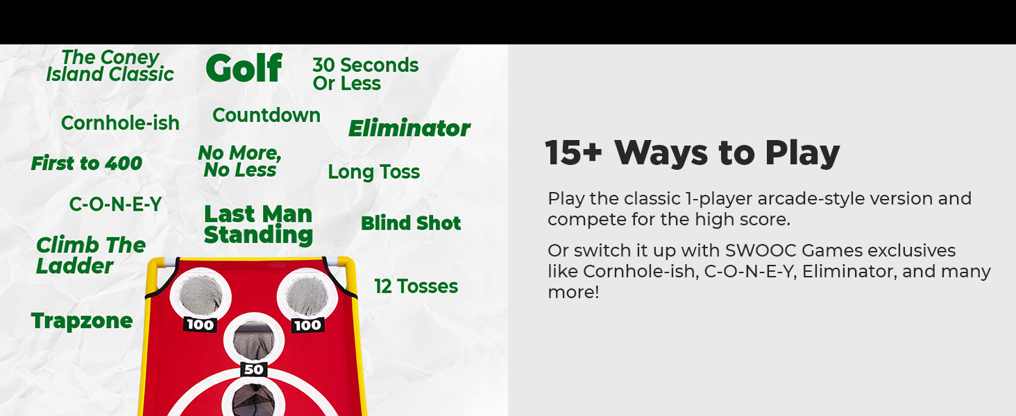 The bean toss game is the top game for outdoors among corn hole games and outdoor games for kids.