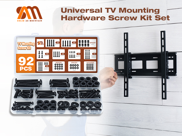 Universal TV Mounting Hardware Screw kit Set