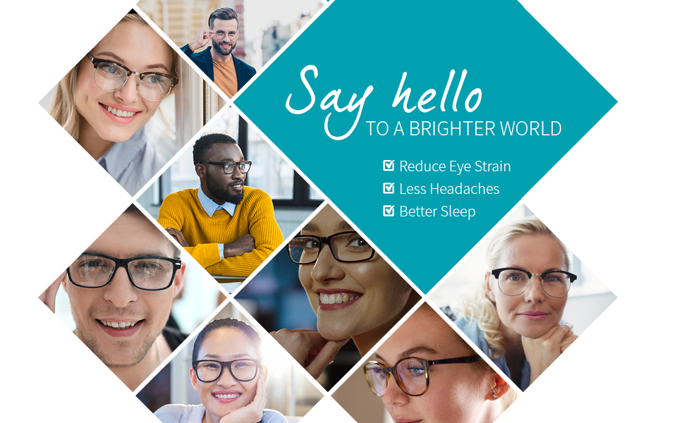 BLUE LIGHT blocking glasses 