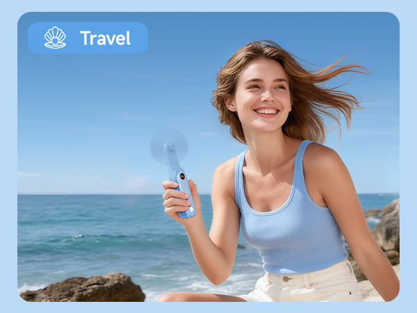 handheld fan rechargeable; folding fan;