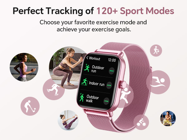 120+ sport modes fitness watches for women