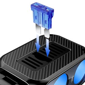 Replaceable 15A Fuses