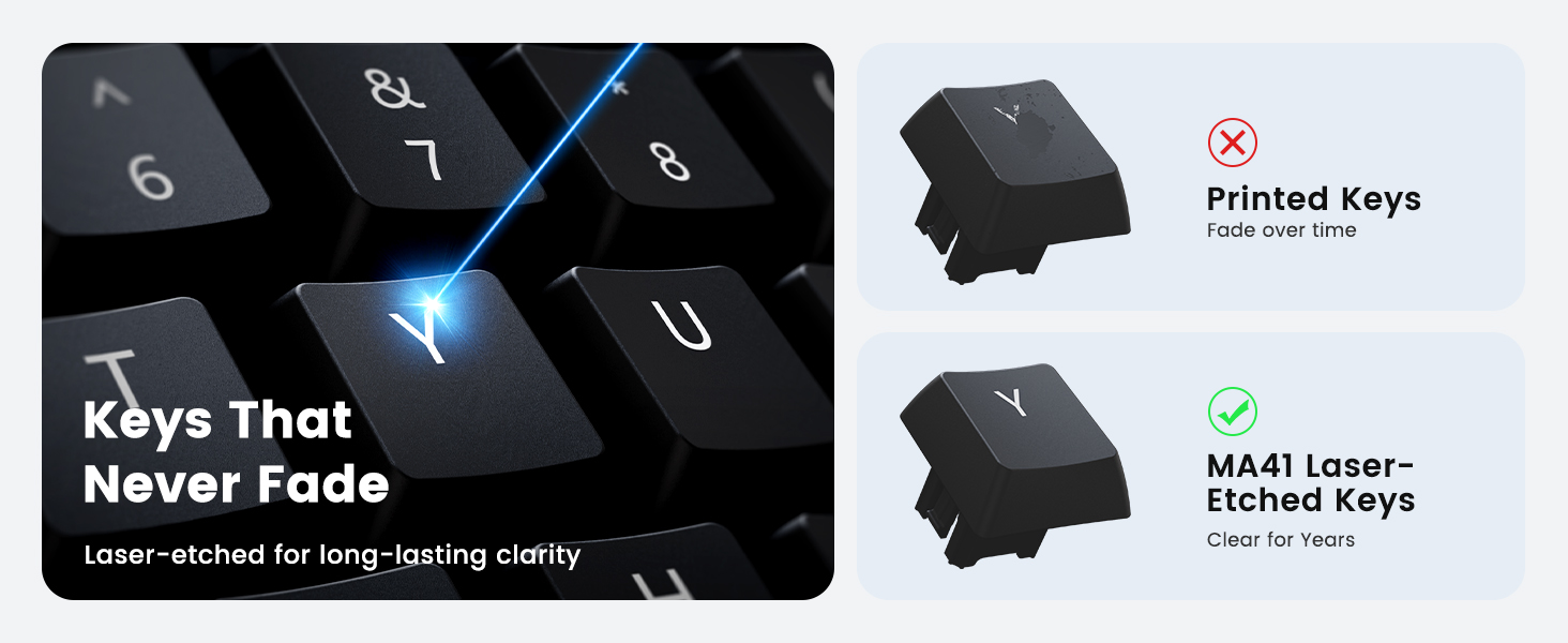 keys that never fade cause of laser etched