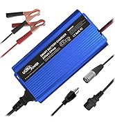 ULTRAPOWER 24V 5A Battery Charger,Battery Maintainer,XLR Connector for Lakematic,Pride Mobility,J...