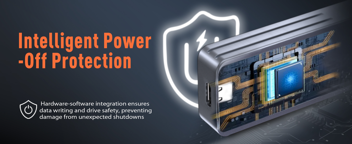 VCOM M.2 NVMe SATA SSD Enclosure